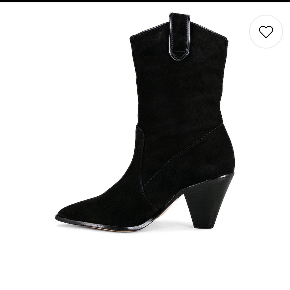 Schutz Mackie Boot - Black Suede Size 8.5 Brand New No Box